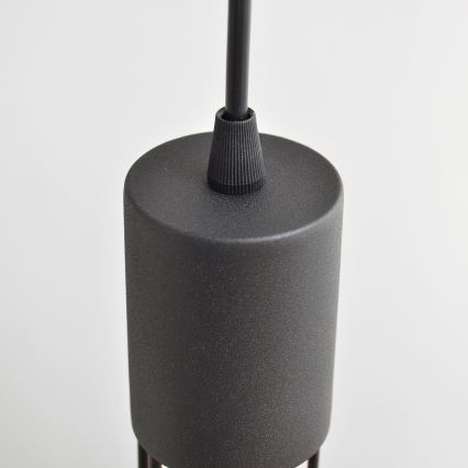 Kattokruunu johdossa MELODY 2xE27/15W/230V musta