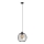 Kattokruunu johdossa MERCURE 1xE27/15W/230V halkaisija 24 cm musta