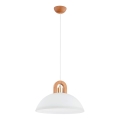 Kattokruunu johdossa MIGOT 1xE27/15W/230V beige/kulta