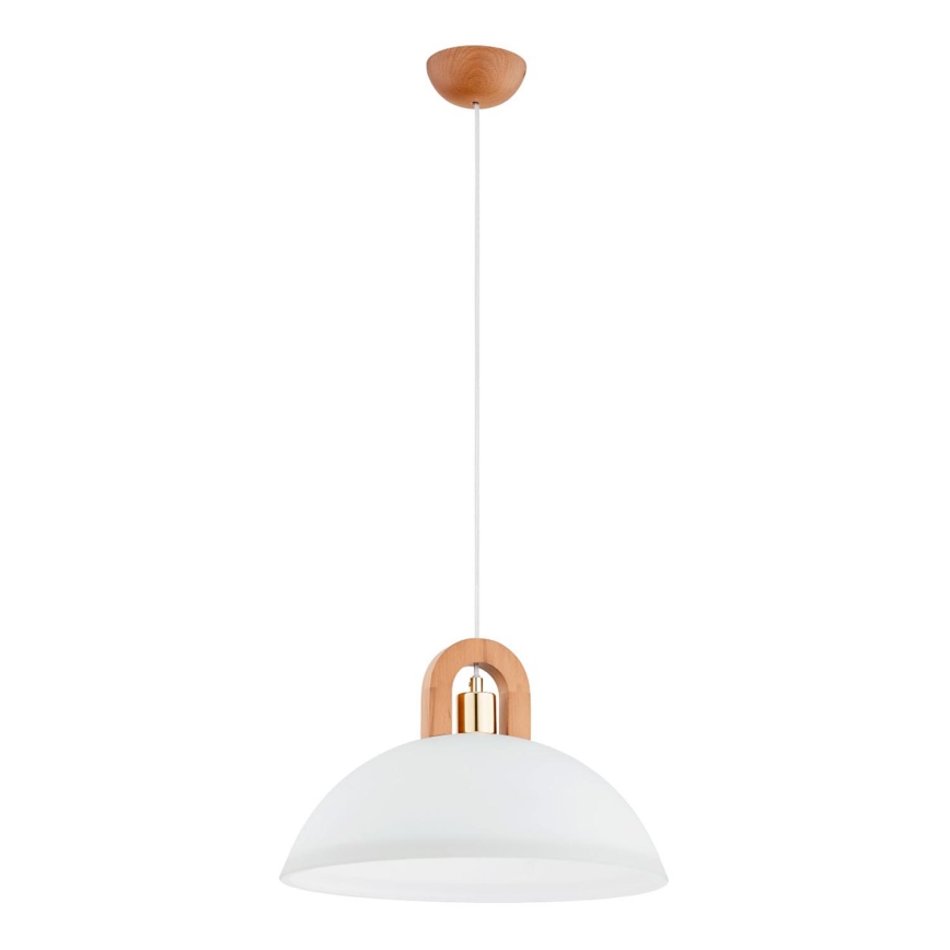 Kattokruunu johdossa MIGOT 1xE27/15W/230V beige/kulta