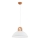 Kattokruunu johdossa MIGOT 1xE27/15W/230V beige/kulta