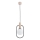Kattokruunu johdossa MIKI 1xE14/10W/230V musta/beige