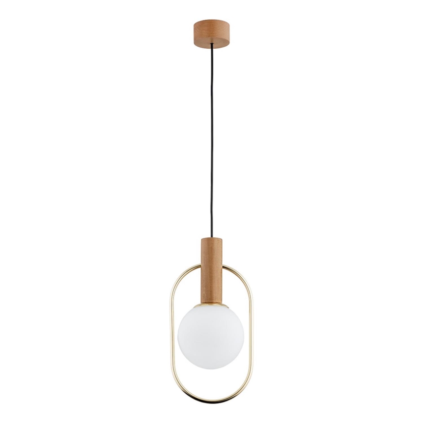Kattokruunu johdossa MODI 1xE14/10W/230V kulta/beige