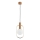 Kattokruunu johdossa MODI 1xE14/10W/230V kulta/beige