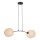 Kattokruunu johdossa MOTIF 2xE27/15W/230V beige