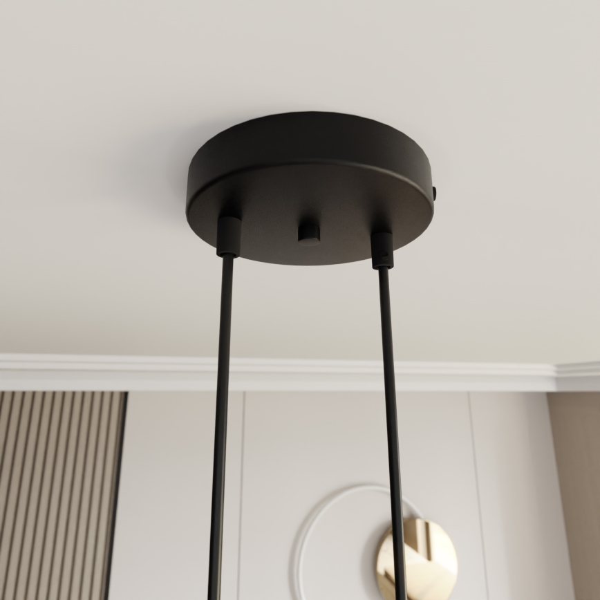 Kattokruunu johdossa MOTIF 2xE27/15W/230V beige