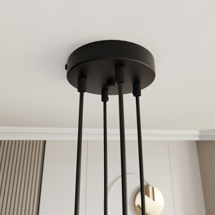 Kattokruunu johdossa MOTIF 4xE14/10W/230V beige