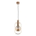 Kattokruunu johdossa MUFI 1xE14/10W/230V kulta/beige