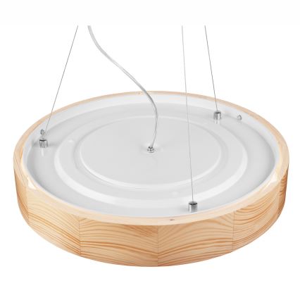 Kattokruunu johdossa NATURAL 3xE27/60W/230V ø 47 cm mänty