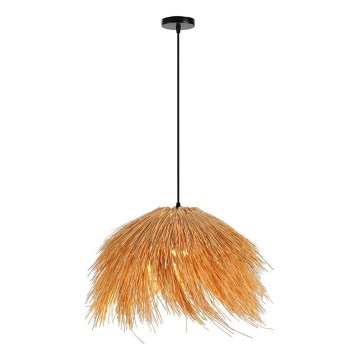 Kattokruunu johdossa NATURALEZA 1xE27/40W/230V halkaisija 55 cm rottinki