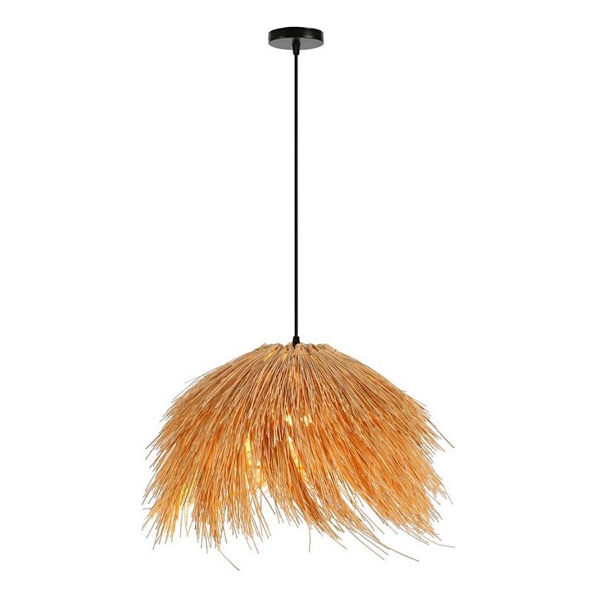 Kattokruunu johdossa NATURALEZA 1xE27/40W/230V halkaisija 55 cm rottinki