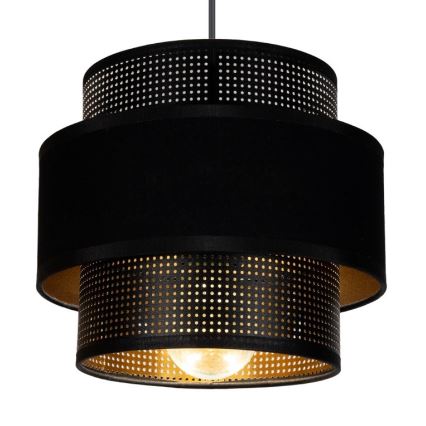 Kattokruunu johdossa NESS 2xE27/60W/230V hämähäkki musta