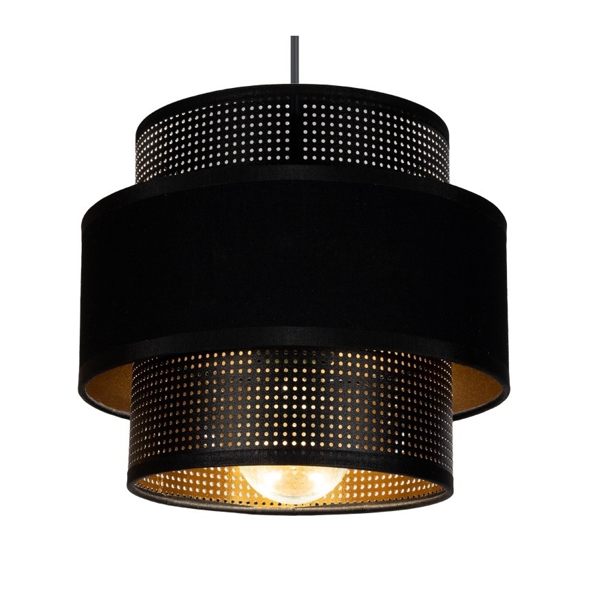 Kattokruunu johdossa NESS 2xE27/60W/230V musta