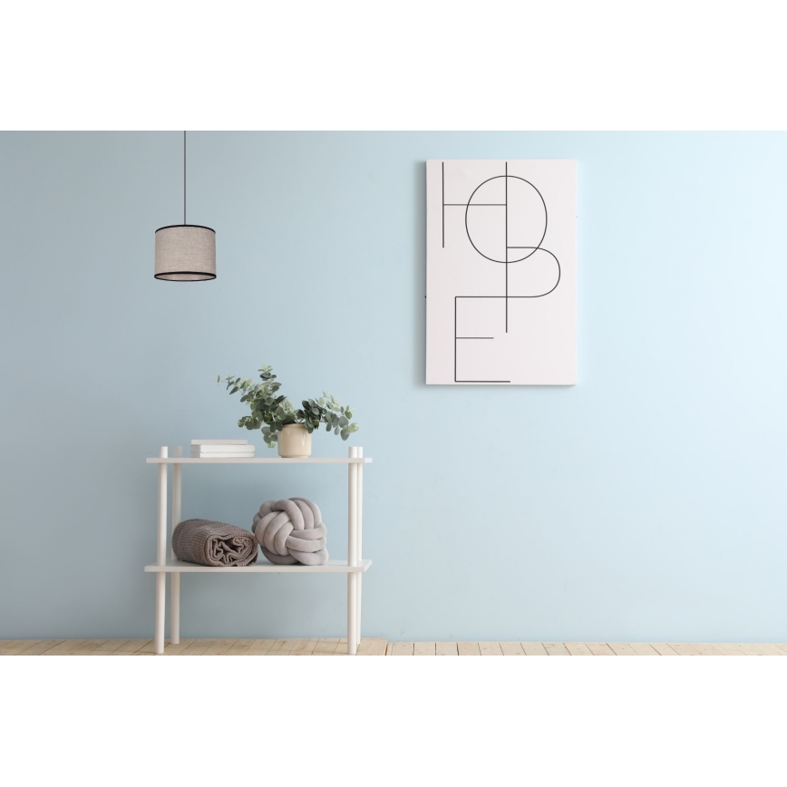 Kattokruunu johdossa NEXO 1xE27/60W/230V halkaisija 20 cm