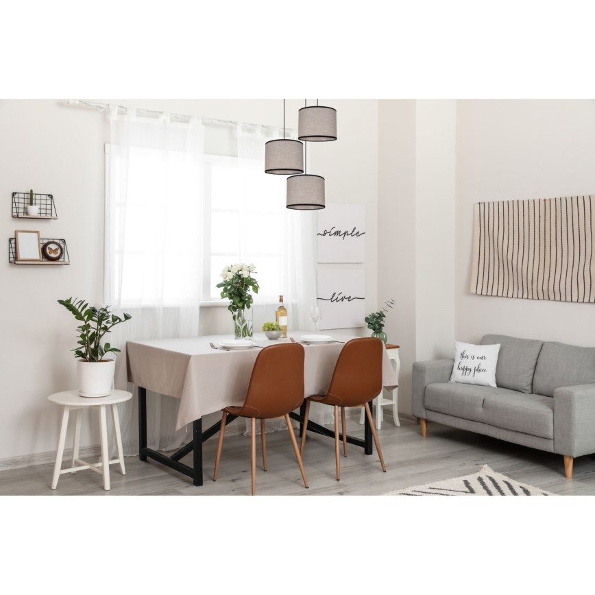 Kattokruunu johdossa NEXO 3xE27/60W/230V halkaisija 45 cm