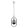 Kattokruunu johdossa NIKI 1xE14/10W/230V musta/beige