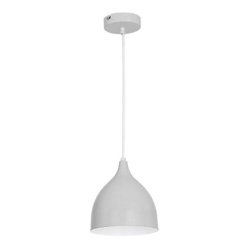 Kattokruunu johdossa NOAK 1xE27/15W/230V harmaa