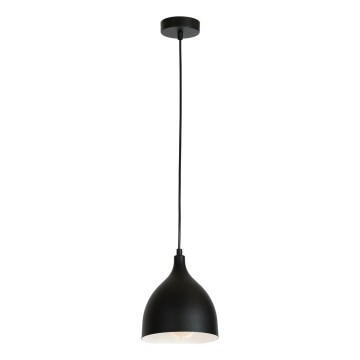 Kattokruunu johdossa NOAK 1xE27/15W/230V musta