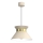 Kattokruunu johdossa NORGE 1xE27/15W/230V beige/kulta