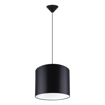 Kattokruunu johdossa NOVA 1xE27/15W/230V halkaisija 30 cm musta