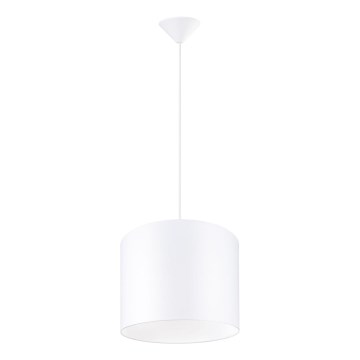 Kattokruunu johdossa NOVA 1xE27/15W/230V halkaisija 30 cm valkoinen