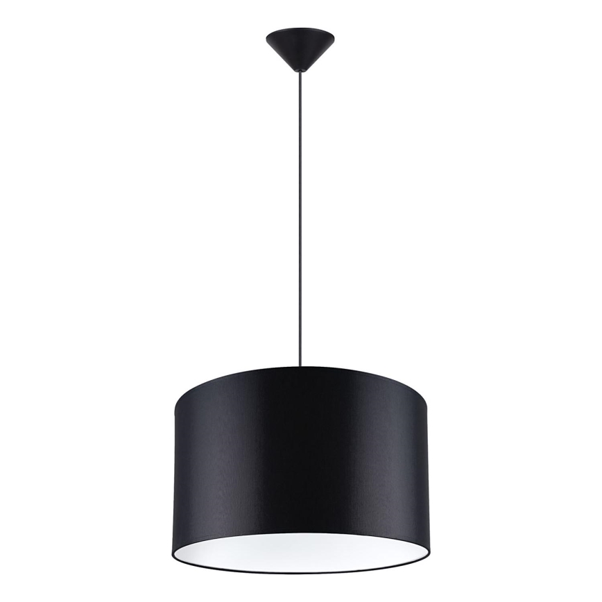 Kattokruunu johdossa NOVA 1xE27/15W/230V halkaisija 40 cm musta