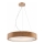 Kattokruunu johdossa OAK 3xE27/60W/230V tammi ø 47,5 cm - FSC sertifioitu