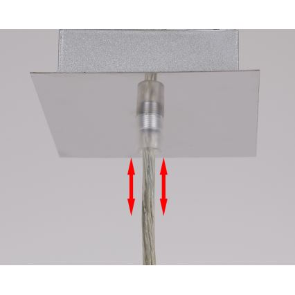 Kattokruunu johdossa ODEN 1xG9/40W/230V d. 12 cm
