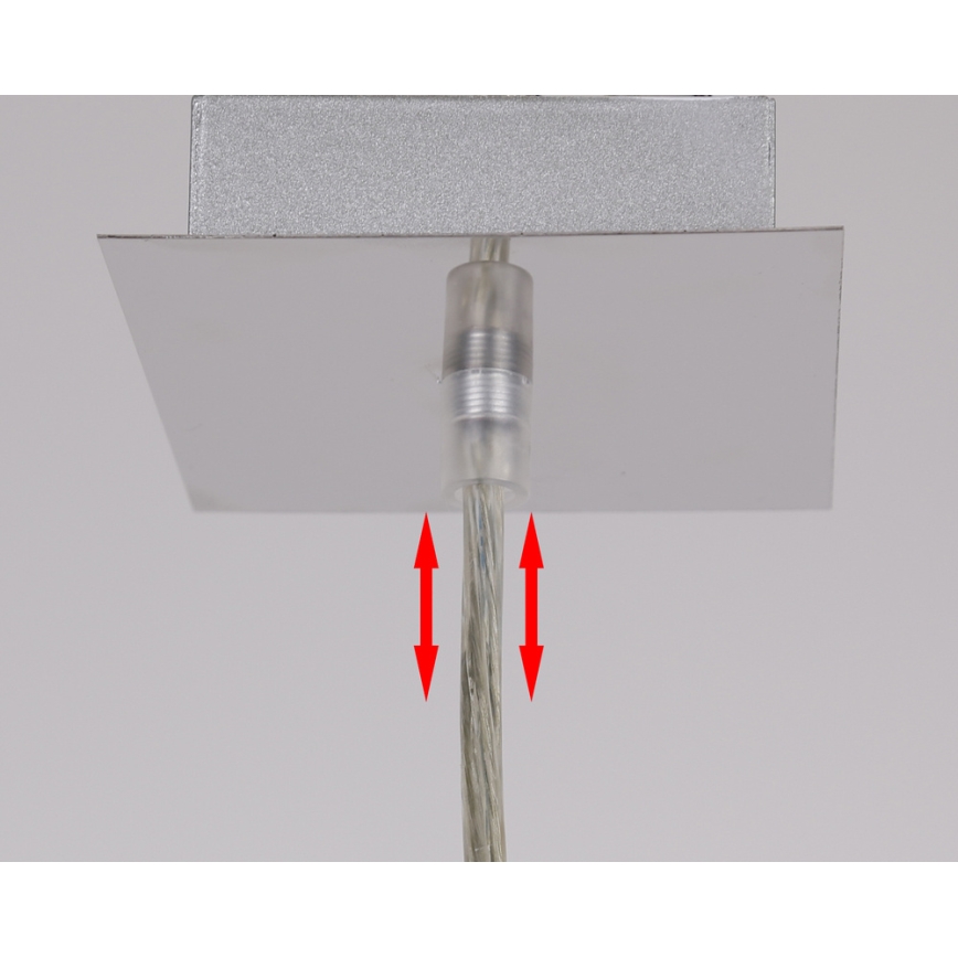 Kattokruunu johdossa ODEN 1xG9/40W/230V d. 12 cm