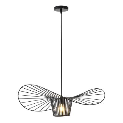 Kattokruunu johdossa OGGI 1xE27/40W/230V halkaisija 60 cm musta