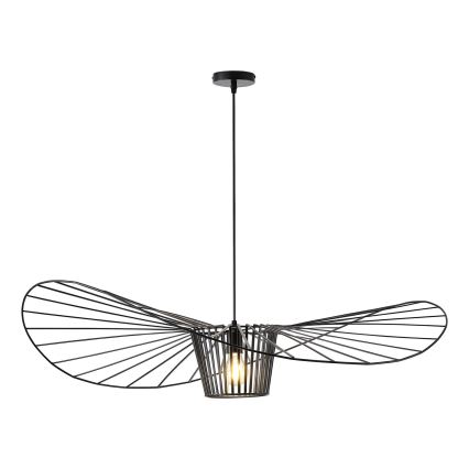 Kattokruunu johdossa OGGI 1xE27/40W/230V halkaisija 100 cm musta