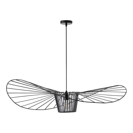 Kattokruunu johdossa OGGI 1xE27/40W/230V halkaisija 100 cm musta