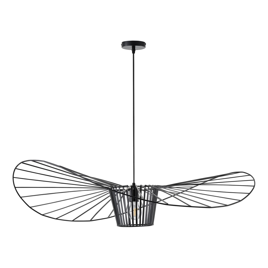 Kattokruunu johdossa OGGI 1xE27/40W/230V halkaisija 100 cm musta