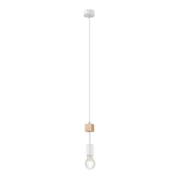 Kattokruunu johdossa ORAZIO 1xE27/60W/230V pyökki - FSC sertifioitu