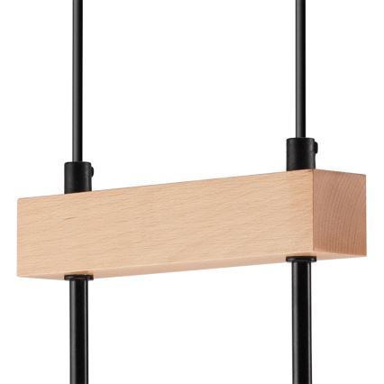 Kattokruunu johdossa ORAZIO 2xE27/60W/230V pyökki - FSC sertifioitu
