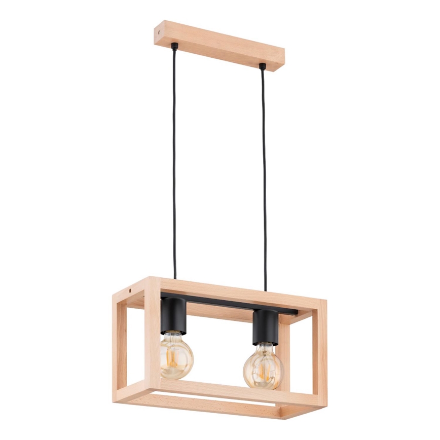 Kattokruunu johdossa PAKO 2xE27/15W/230V beige