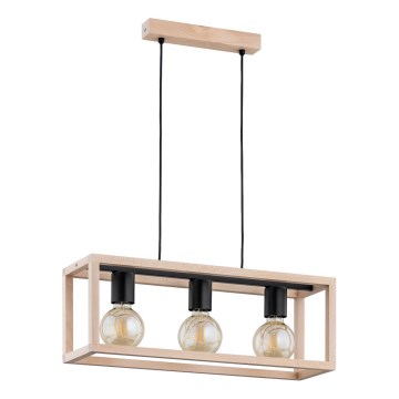 Kattokruunu johdossa PAKO 3xE27/15W/230V beige