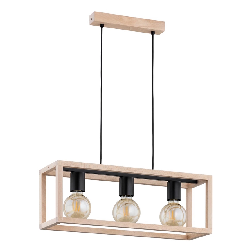 Kattokruunu johdossa PAKO 3xE27/15W/230V beige