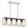 Kattokruunu johdossa PAKO 4xE27/15W/230V beige