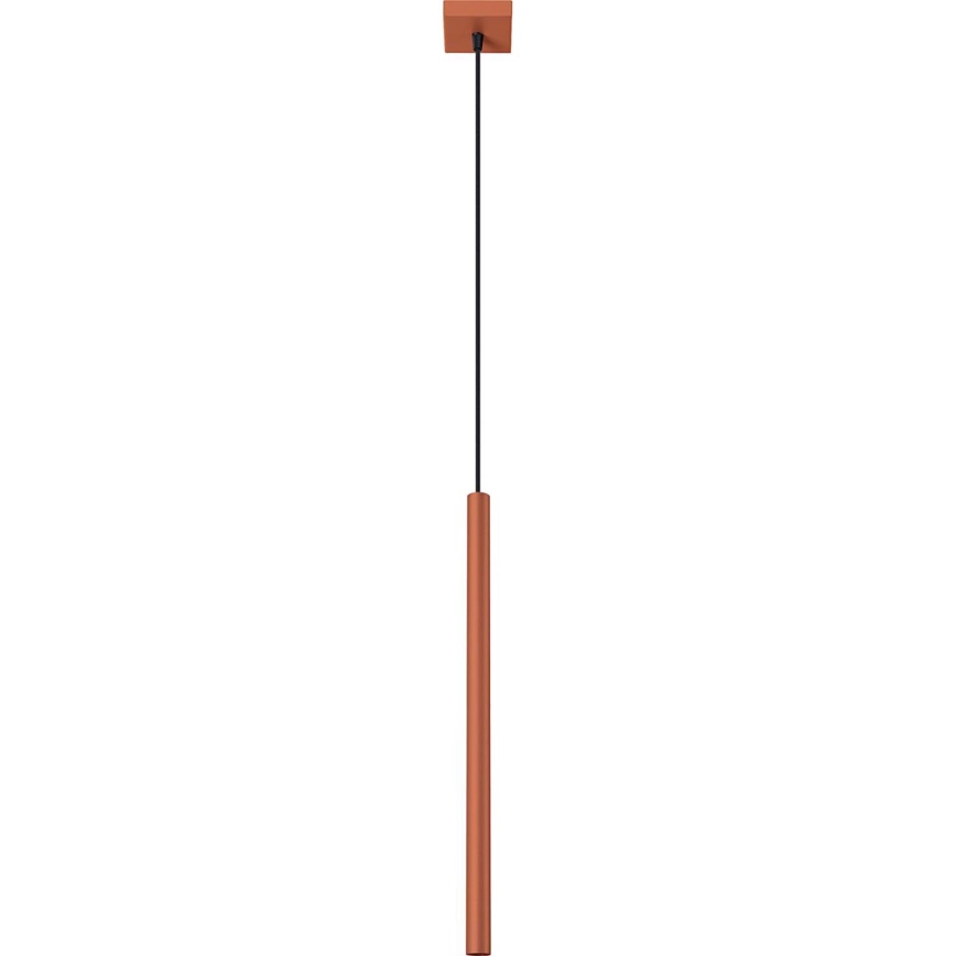 Kattokruunu johdossa PASTELO 1xG9/8W/230V punainen