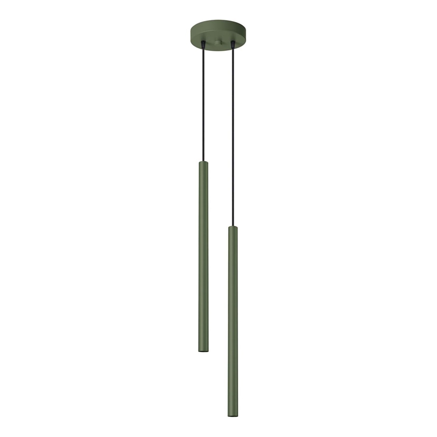 Kattokruunu johdossa PASTELO 2xG9/8W/230V vihreä