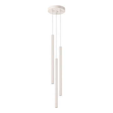 Kattokruunu johdossa PASTELO 3xG9/8W/230V kerma