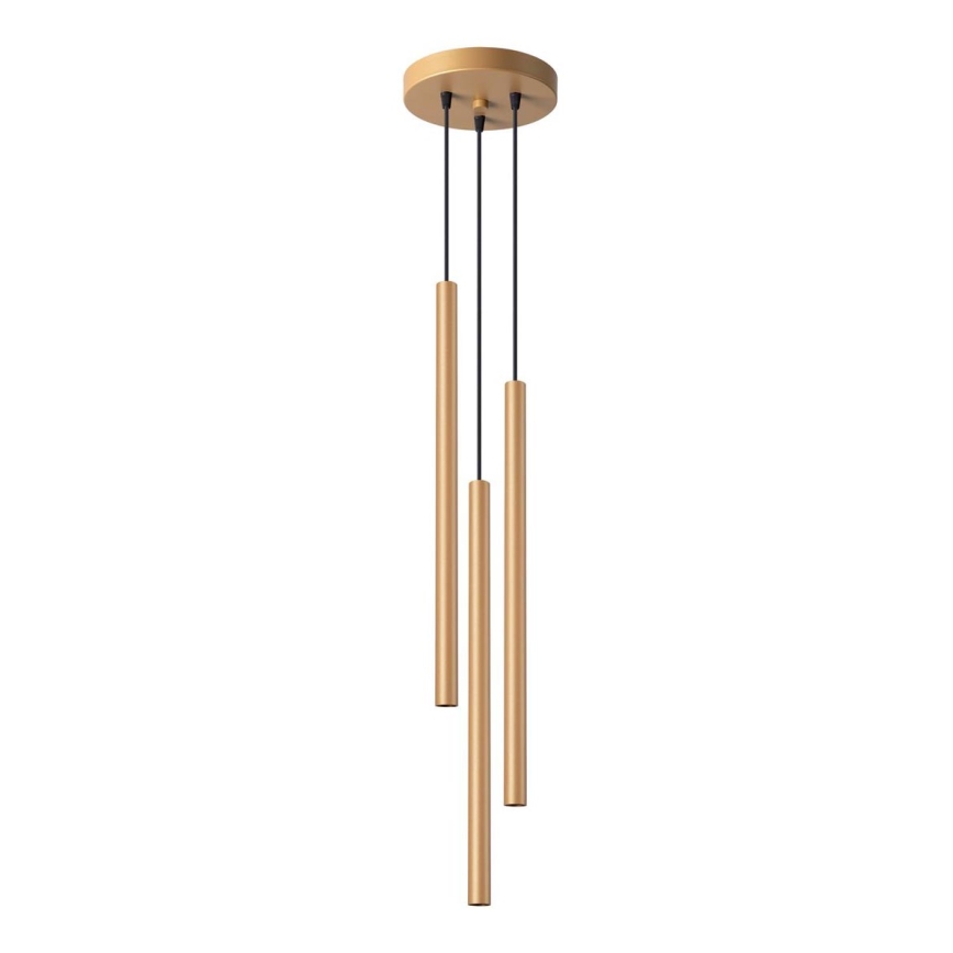 Kattokruunu johdossa PASTELO 3xG9/8W/230V kulta