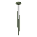 Kattokruunu johdossa PASTELO 3xG9/8W/230V vihreä