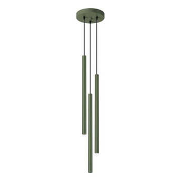Kattokruunu johdossa PASTELO 3xG9/8W/230V vihreä