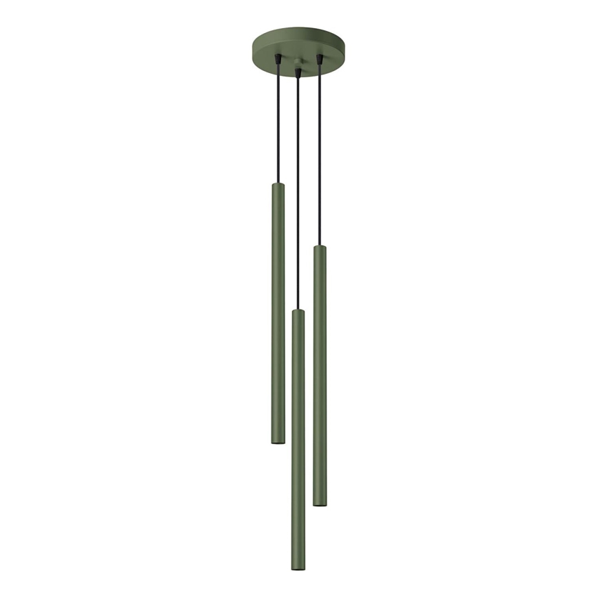 Kattokruunu johdossa PASTELO 3xG9/8W/230V vihreä