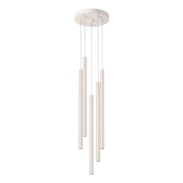 Kattokruunu johdossa PASTELO 5xG9/8W/230V kerma
