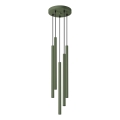 Kattokruunu johdossa PASTELO 5xG9/8W/230V vihreä