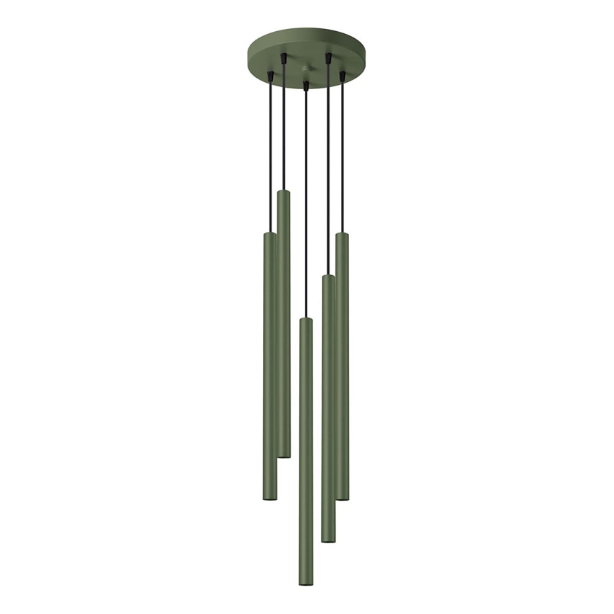 Kattokruunu johdossa PASTELO 5xG9/8W/230V vihreä