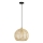 Kattokruunu johdossa PELO 1xE27/40W/230V halkaisija 30 cm rottinki